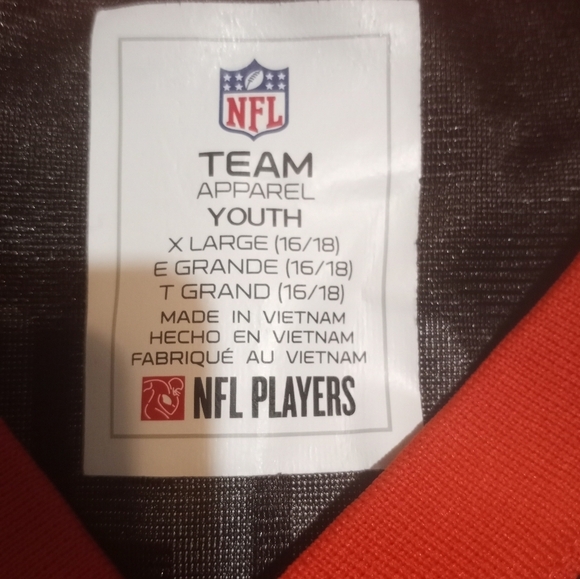 NFL Team Apparel Cleveland Browns Amari Cooper #2 Jersey Youth XL (16-18) Brown - Picture 8 of 11